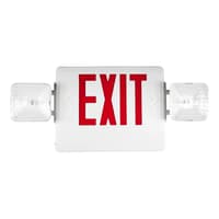 Standard Indoor LED Exit Sign with Integrated Lights Series: EESC