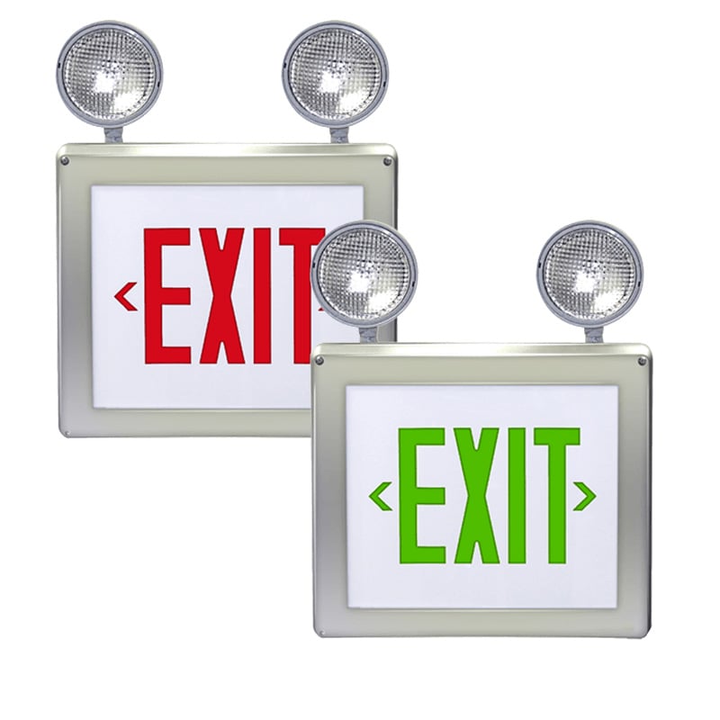 ExplosionProof Class 1 Div 2 Exit Sign with Emergency Lights Series EEXC
