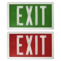 Self Luminous Tritium Exit Sign Series EESL: UL924 Listed Non-Electrical