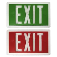 Self Luminous Tritium Exit Sign Series EESL: UL924 Listed Non-Electrical