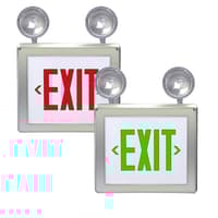 Explosion-Proof  Class 1 Div 2 Exit Sign with Emergency Lights Series: EEXC