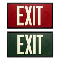 UL924 Photoluminescent Exit Sign 50ft Viewing Distance: Series: EEPF