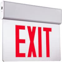 Edgelit Exit Sign Featuring Clear Panel with Upscale Design : Series: EEEL