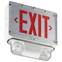 Tundra EEVXC Series Cold and Wet Location LED Exit Sign Combo