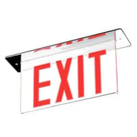 Briosa Series Edge-Lit Exit Signs Recessed : EEBELR