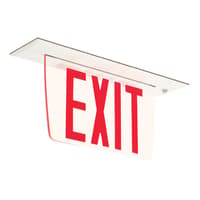 Breva Series Edge-Lit Exit Sign Recessed Mount : EEBEVR