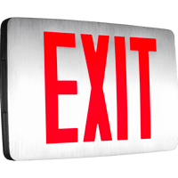 Thin Die Cast Aluminum Exit Sign : EEAZ