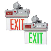 Class I, Division I Explosion Proof Edge Lit LED Exit Sign Series: EEXP