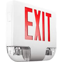 Aluminum Exit Sign with Lights Series: EEAC