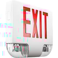 Aluminum Exit Sign with Lights Series: EEAC