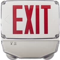 Wet Location LED Exit Combo : Series : EEWCL