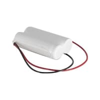 2.4v 300mAh or 1.2v 600mAh AA NiCAD Rechargeable Battery Pack - Configuration 1