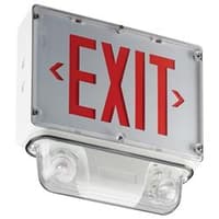 Tundra EEVXC Series Cold and Wet Location LED Exit Sign Combo