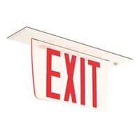 Breva Series Edge-Lit Exit Sign Recessed Mount : EEBEVR