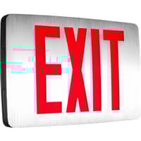 Thin Die Cast Aluminum Exit Sign : EEAZ