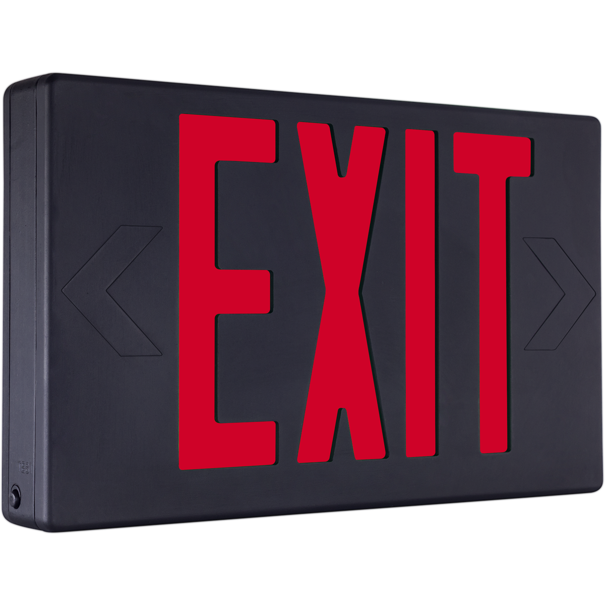 Black Exit Sign